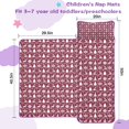 thumbnail image 5 of Red Christmas Deer and Tree Pattern Toddler Nap Mats for Kids Preschool,50"x20" Sleeping Mat Bag or Kids,Toddler Sleeping Bag,Toddler Nap Mat or Daycare, 5 of 6