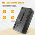 thumbnail image 6 of 2X Foot Dimmer Switch Full Range Inline Slide Control Switch for LED Lamp Incandescent Bulb 100V-120V US Plug, 6 of 9