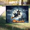 thumbnail image 4 of Happy Halloween Basset Hound Witch Pumpkins Bats Yard Sign Bassets Dog Breed Lovers Gifts Idea Outdoor Home Lawn Garden Porch Decor - 13012, 4 of 5