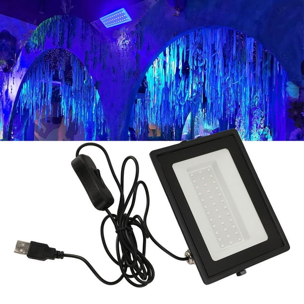 Luz UV LED, Concha de Aleación de aluminio IP66 LED Negro LED SEGURO PARA FESTIVALES