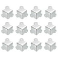 thumbnail image 1 of Unique Bargains 30x23mm Metal Box Corner Protectors Box Edge Guard Chrome Plating Silver Tone 24pcs, 1 of 5