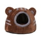 thumbnail image 3 of Linda cama para gatos, cama tipo cueva para tienda de campaña para mascotas, lindas camas para mascotas, cama nido para dormir en cueva cálida, casa , marrón S Marrón Pequeño, 3 of 10