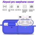 thumbnail image 2 of Compatible AirPods Pro Case Cover Silicone Protective Case Skin for Apple Airpod Pro 2019 (Front LED Visible) Black, 2 of 8