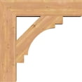 thumbnail image 3 of Ekena Millwork 5 1/2"W x 28"D x 28"H Merced Block Smooth Bracket, Western Red Cedar, 3 of 25