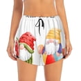 thumbnail image 4 of Lsque Summer Gnome Printed Women's Running Shorts with Liner Pockets,Elastic Quick Dry Workout Athletic Gym Yoga Shorts,Womens High Waist Shorts-, 4 of 9