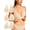 Wild Flower*3, variant on 3 Pack Deep V Plunge Wireless Bralette w/Removable Pads, Adjustable Straps & Hook-Eye Closure