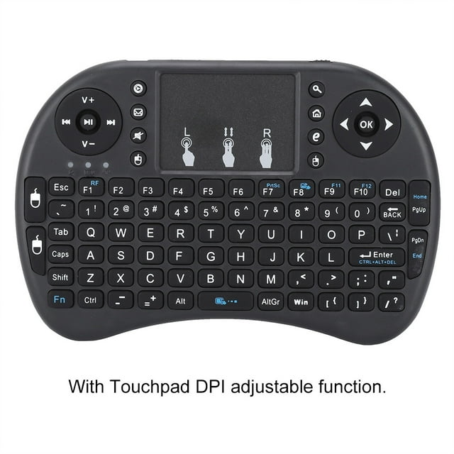 Mini Teclado Inalámbrico I8 Con Panel Táctil, Teclado De Computadora De 2,4 GHz, Diseño Ergonómico, Para Smart TV PC