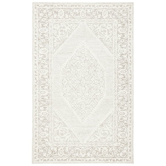 SAFAVIEH Metro Madilyn Medallion Area Rug, Ivory/Grey, 8' x 10'