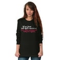 thumbnail image 3 of Dont Succeed Fix Ponytail Start Again Women's Long Sleeve T Shirt Brisco Brands L, 3 of 6