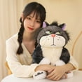 thumbnail image 2 of Japanese Funny Lucifer Cat Doll Plush Toy Doll Lucifer Bad Cat Pillow Carol Cat Plush Toy Birthday Gift Girl, 2 of 7