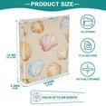 thumbnail image 3 of FORMRS 3 Ring Binder 1.5 inch with Pockets Clip Board 200 Sheets Capacity, Watercolor Seashell, 3 of 8