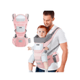 thumbnail image 1 of Mochila Multifuncional Con Asiento Bebé Color Rosa, 1 of 4