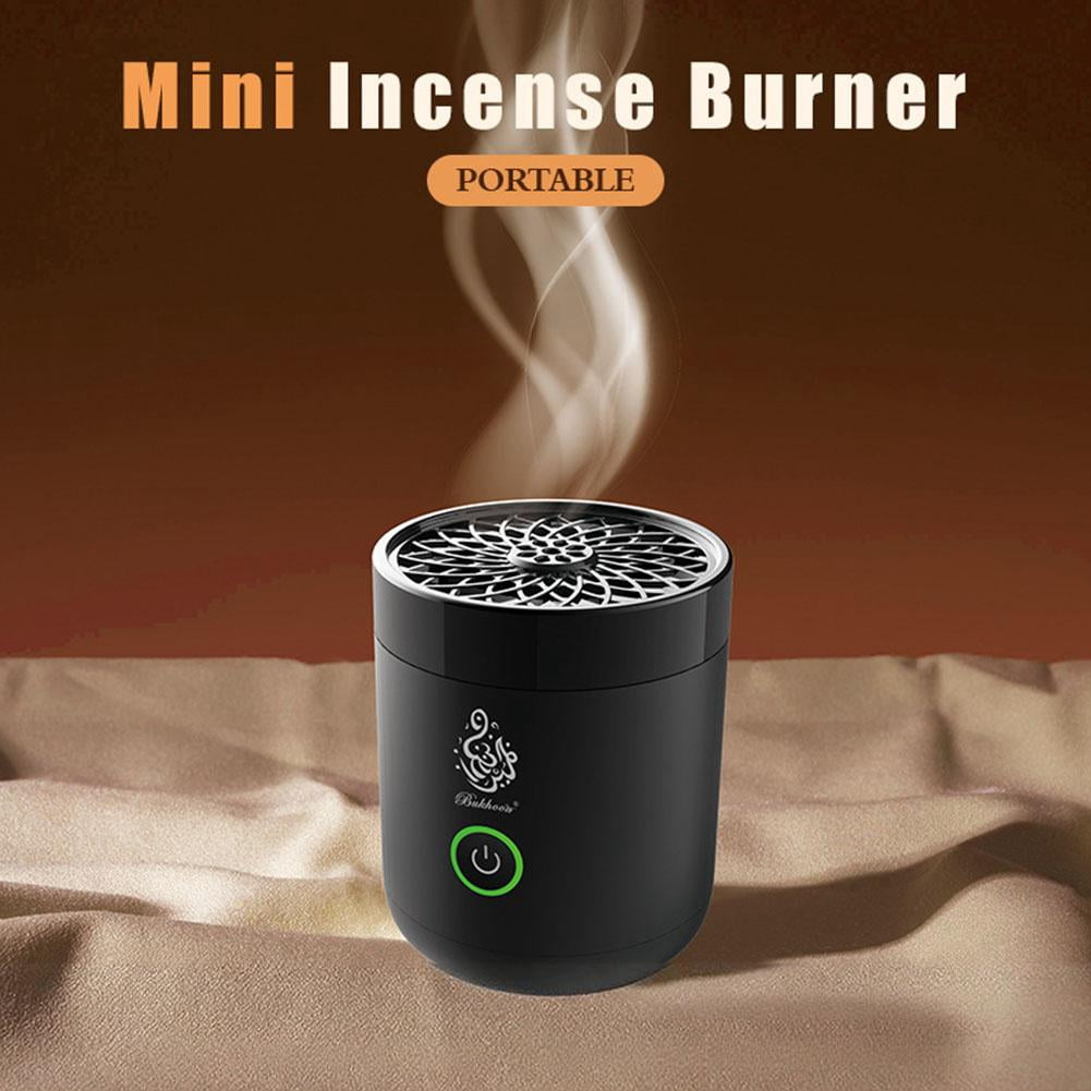 MUMQAQ Electric Bakhoor Burner, Portable Mini Incense, Rechargeable USB Aroma Diffuser,Aroma Diffuser Electric Arabic Incense Holder Muslim Home