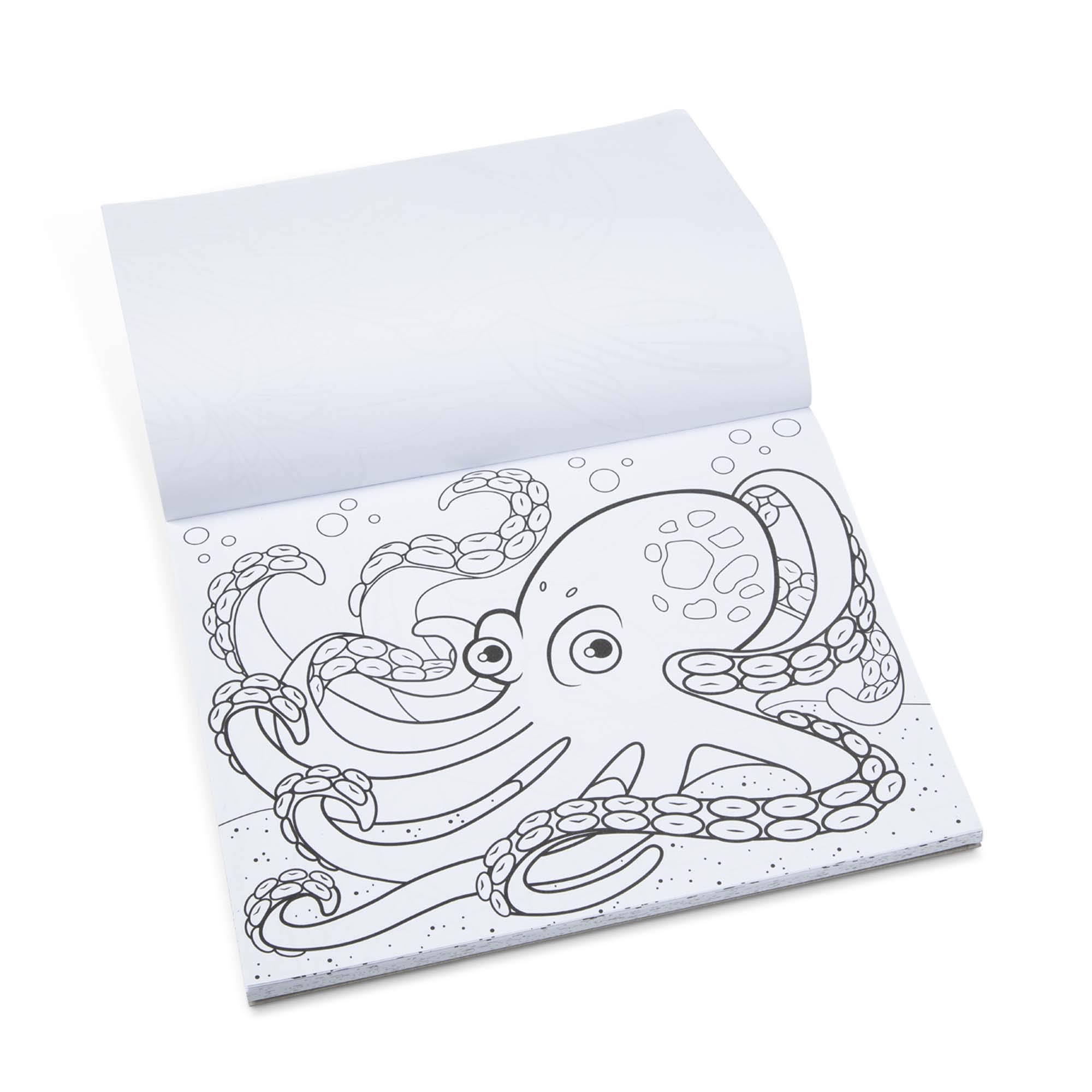 Melissa Doug Jumbo Coloring Pad 11 X 14 Inches Animals 50 Pictures Walmart Com Walmart Com