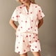 thumbnail image 3 of Gibobby Pijama De Mujer Pijama de seda helada para mujer, cárdigan, ropa de casa Sexy , traje de estilo caliente(Rosa,M), 3 of 4
