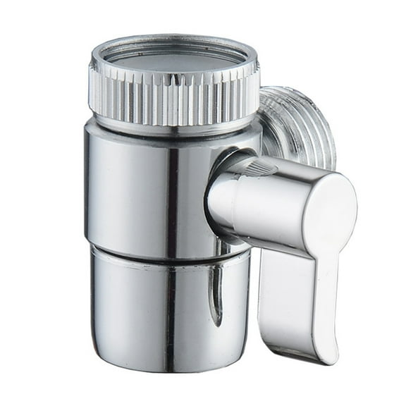 Faucet Diverters Valves with Aerator Steel Sink Splitter 1/2 Thread Simple Installs for Shower & Garden Hose Connection