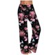 thumbnail image 1 of Pntutb - Pantalones de pierna ancha para mujer, cómodos, informales, con estampado floral, cintura elástica Pntutb Pntutb-4622, 1 of 1