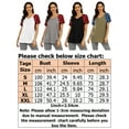 thumbnail image 2 of Frontwalk Summer Beach Tops Shirts for Women Casual Short Sleeve Plaid Tee Pullover Boho Holiday T-Shirt Loungewear Tunic Blouses, 2 of 8