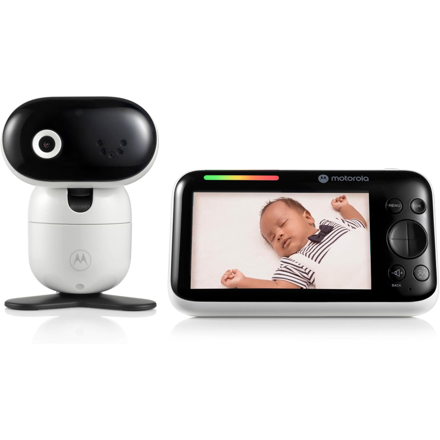 Open Box Motorola PIP1610 Video Baby Monitor | 5" HD Display and Camera w/Remote Pan for Ages 0-3