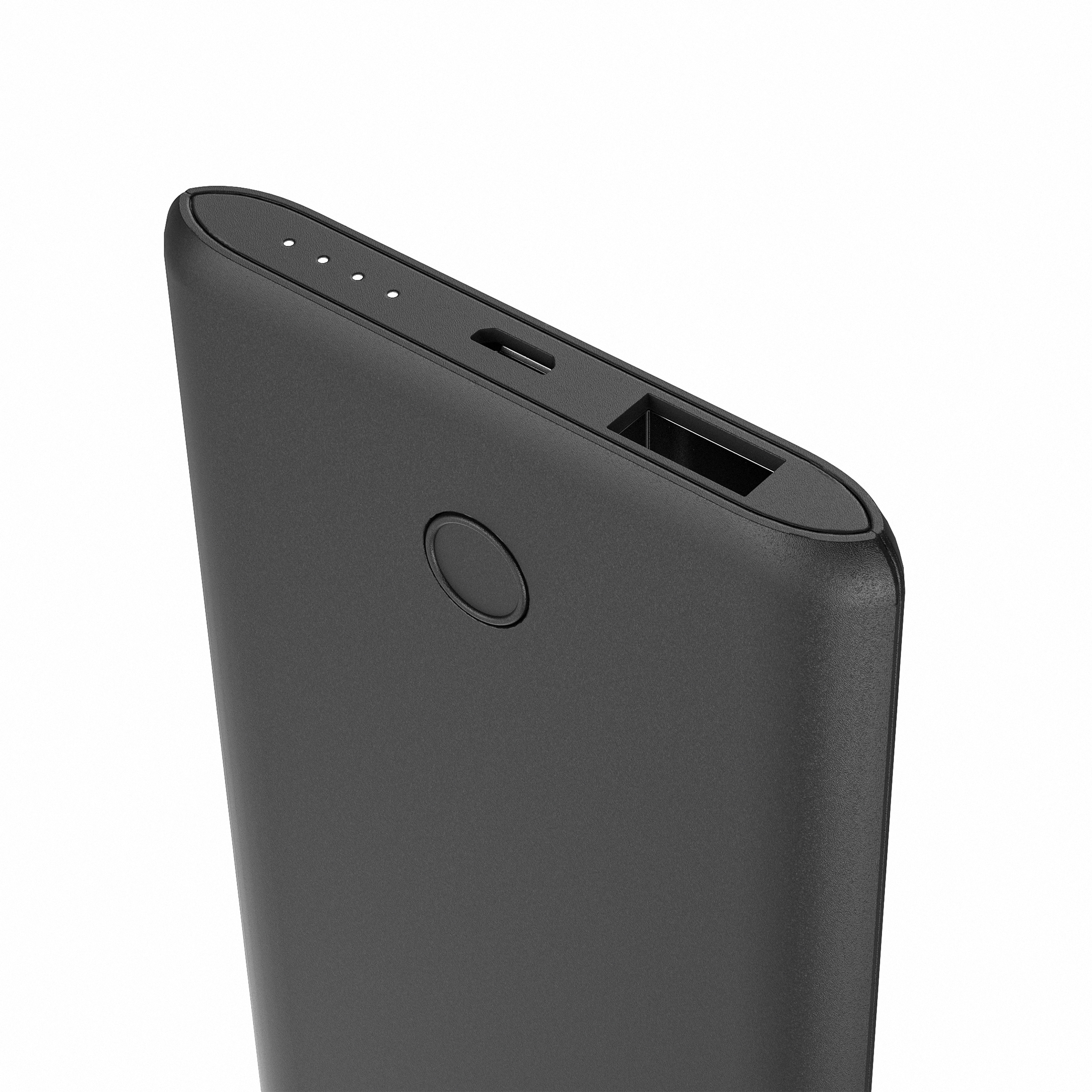 Batería portátil delgada onn de 5,000 mAh con puertos Micro-USB y USB-A, tamaño compacto, indicadores LED, negro - compatible con iPhone, iPad, AirPods, Samsung Galaxy, Note, Pixel y más 8