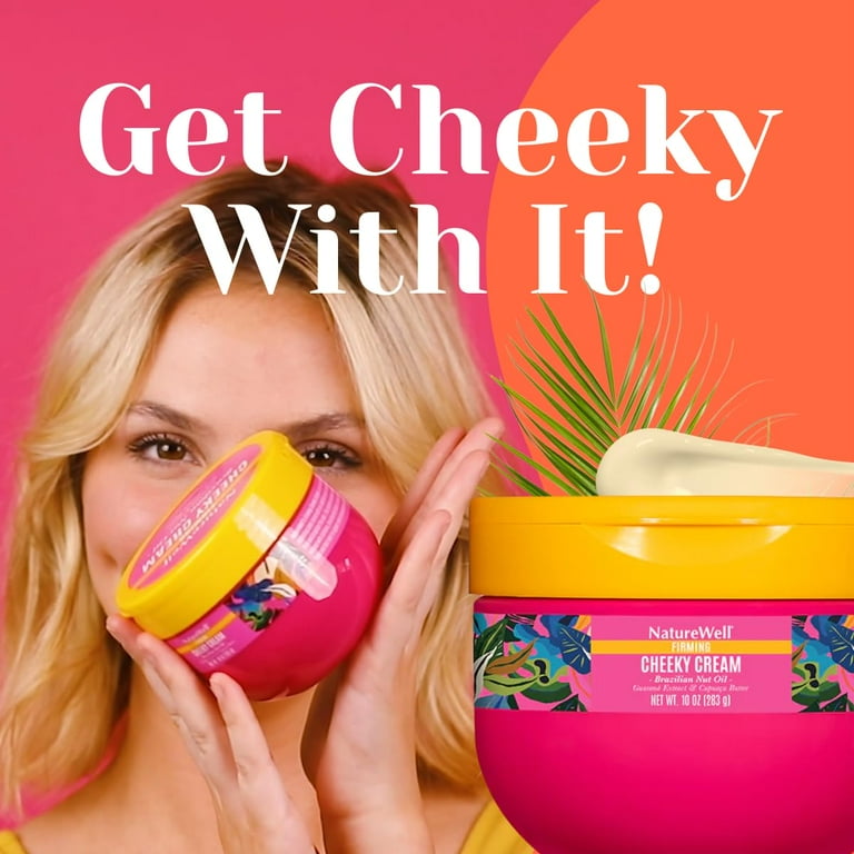 NatureWell Firming Cheeky Cream, Brazilian Nut Oil, Antioxidants