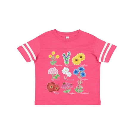 

Inktastic Wild Flower Chart Gift Toddler Boy or Toddler Girl T-Shirt