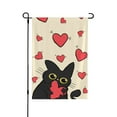 thumbnail image 1 of XMXY Cartoon Love Cat Garden Flags Double Sided,Farmhouse Holiday Yard Outdoor Sign Decor Flag 28"x40", 1 of 8