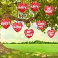 thumbnail image 2 of 30 Pcs Valentine's Day Party Decorations, Valentine Hanging Heart Decorations Red Hearts Hanging Ornaments with Red Ribbons, Hearts Decor for Happy Valentines Day Wedding Anniversary Theme Party, 2 of 8