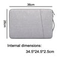 thumbnail image 5 of Laptop Sleeve Bag Compatible with Notebook, Computer, Water Repellent Protective Carrying Case with Pocket, 5 of 5