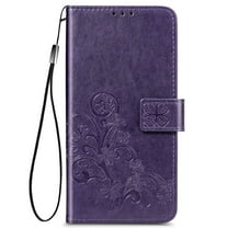 Allytech Galaxy Note 20 Ultra Wallet Case, Premium PU Leather Folding Stand Shockproof Anti-scratch Credit Cards Holder Wallet Case TPU Back Cover for Samsung Galaxy Note 20 Ultra, Purple