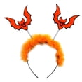 thumbnail image 2 of Fiudx Diadema de Halloween, Diseño Decorativo Colorido, Perfecta para Fiestas, Accesorio Divertido para Fotomatón, Ideal para Cosplay de Halloween, Fiestas de Disfraces, Tamaño 11.03 X 10.24 Pulgadas, 2 of 3