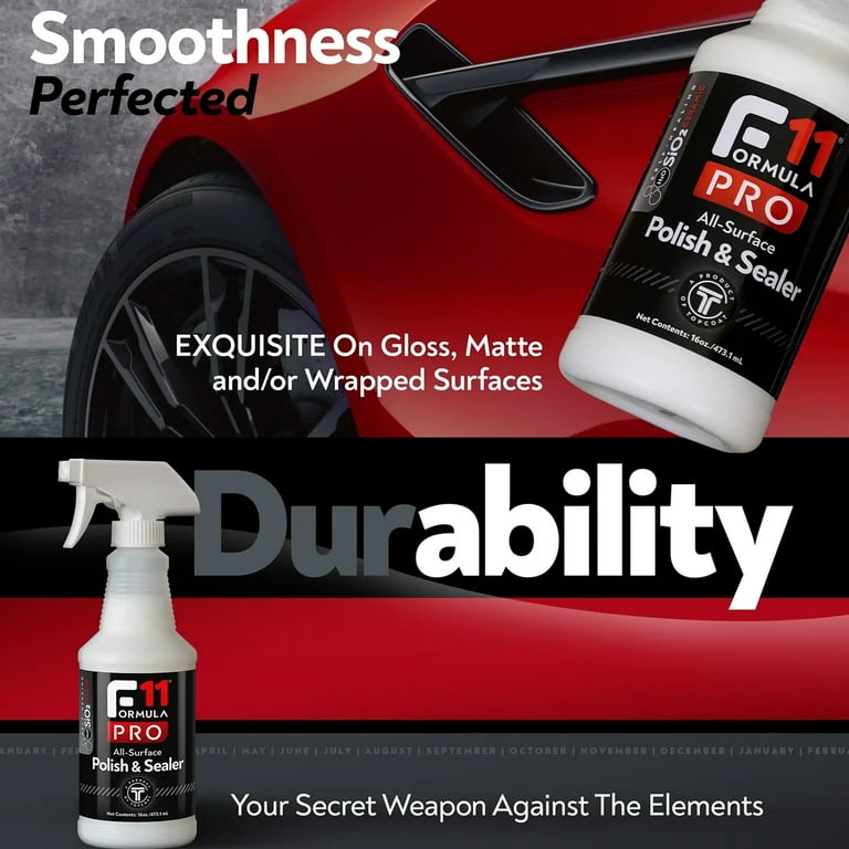 Top Coat F11 polish & sealer will protect your vehicles paint and