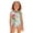 Light Green, variant on Grblisyd Girls Swimsuit Flutter Sleeve Hawaiian One Piece Bathing Suit Crew Neck Girls'Swimwear 10Y