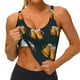 thumbnail image 3 of Fotbe Beer Sujetador Deportivo Largo sin Aros para Mujer con Almohadillas y Soporte Medio, Transpirable y Absorbente, Camiseta Tipo Chaleco o Tank Top-Medium, 3 of 8