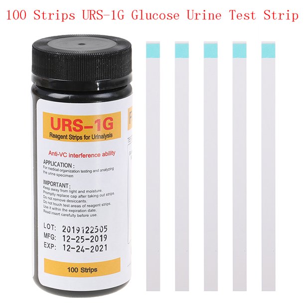 100strips URS1G Glucose Urine Test Strip Reagent Strip Urinalysis