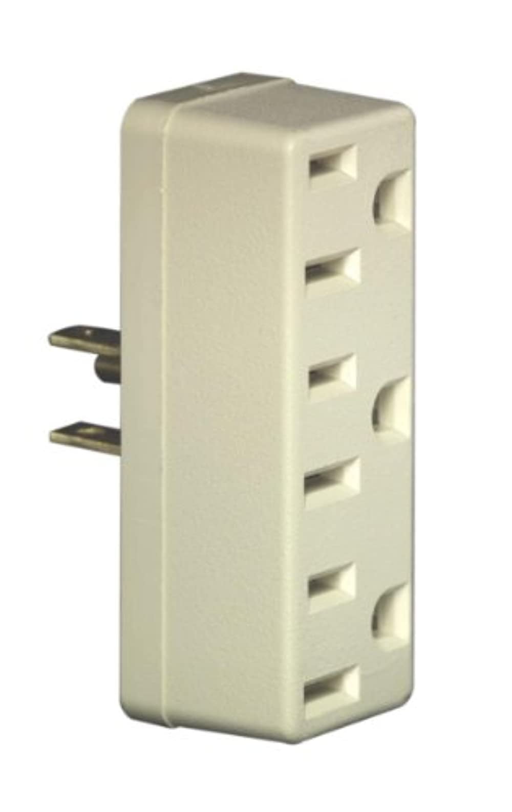 Leviton C210069700I Ivory Triple Tap PlugIn Outlet Adapters