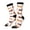 3 Black, variant on Dachshund Walking Print Adult Socks for Men & Women,Calf Socks, Ankle Socks,Boots Socks,Breathable Casual Sock,Unisex Crew Socks