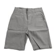 thumbnail image 3 of RKSTN Golf Shorts Men 5" Solid Color Straight Leg Button Waist Breathable Lightweight Summer Sweat Shorts Men with Pockets (Dark Gray ,M), 3 of 4