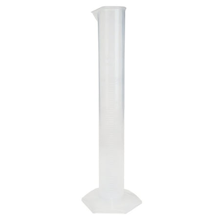 Meniscus Graduated Cylinder - GSC International CYPP-50 Polypropylene Graduated Cylinder with Hex Base - 50ml Capacity