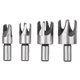 thumbnail image 3 of 8pcs / set Carbon Steel Wood Plug Cutter 10mm Round Shank Drill Bit Accessory, 3 of 4