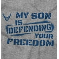 thumbnail image 2 of US Air Force My Son Defending Freedom Unisex Plus Size Sweatshirt Brisco Brands 2X, 2 of 5