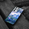 thumbnail image 4 of WIRESTER Shockproof Soft Rubber Cover Case for Samsung Galaxy S21 Ultra 6.8" 2021, Claude Monet Water Lilies, 4 of 5