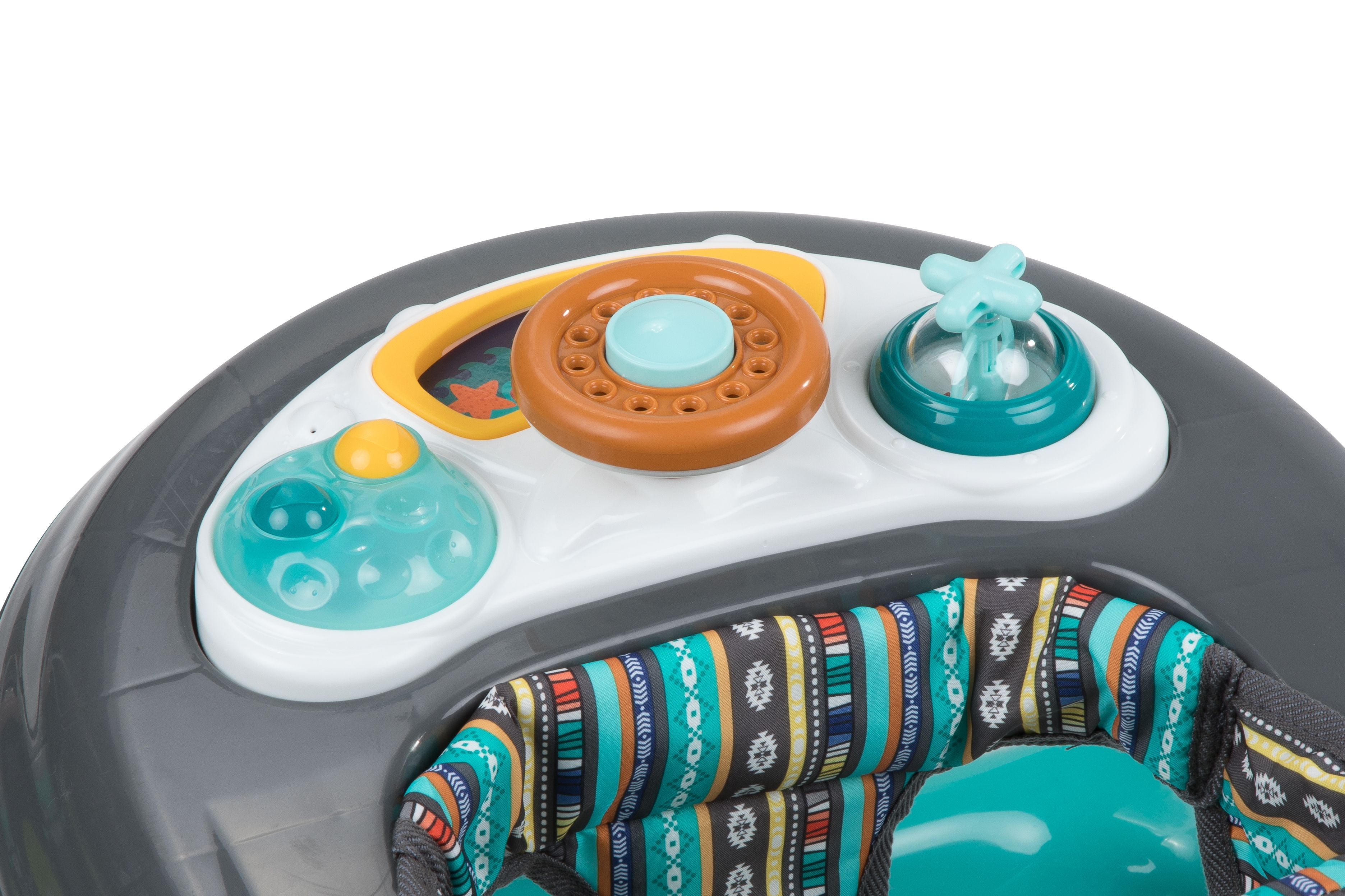 Babideal Rover Activity Walker with Sounds, Teal Boho - Unisex - 3