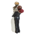thumbnail image 2 of Love Never Dies Day Of The Dead Wedding Skeletons Groom Lifting Bride Figurine, 2 of 7