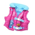 thumbnail image 1 of Chaleco De Natación Inflable Para Niños Y Niñas, Flotabilidad Para Kayak, Deportes Acuáticos, Navegación, Azul Y Morado morado azul, 1 of 8
