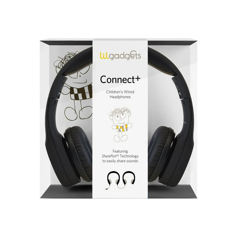 Lil Gadgets Connect+ Pro Wired Kids Headphones Black - Athens Parent  Wellbeing + ReBlossom Parent & Child Shop