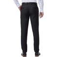 thumbnail image 3 of Men’s Haggar® Premium Comfort Flex-Waist Slim-Fit Stretch Flat-Front Dress Pants Color: Black Size: 36X32, 3 of 5