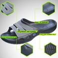 thumbnail image 5 of Roxoni Men's Open Toe Lightweight Slip On Slide Sandals -sizes 8 to 12 -style #1279, 5 of 7