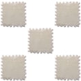 thumbnail image 3 of 5Pcs 11.81Inch Square Puzzle Polyester Velvet Carpet, 3 of 9