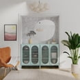 thumbnail image 5 of Mr. Kate Luna Short 2-Door Metal Accent Cabinet with Fluted Glass, Sky Blue, 5 of 14